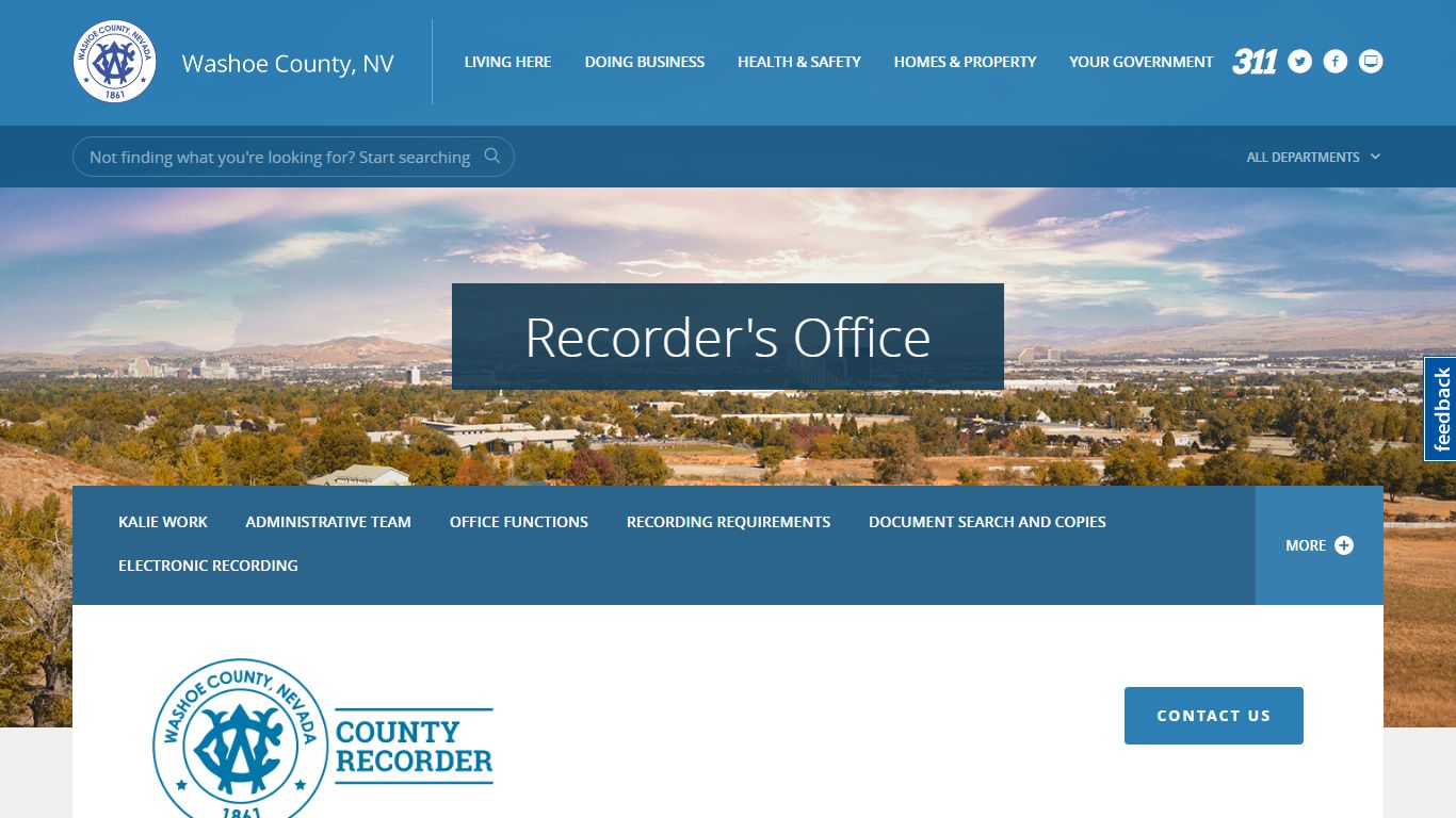 Recorder's Office - Washoe County